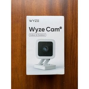 Wyze Cam v3 Wired 1080p HD Indoor Outdoor Smart Security Camera White WYZEC3 NEW